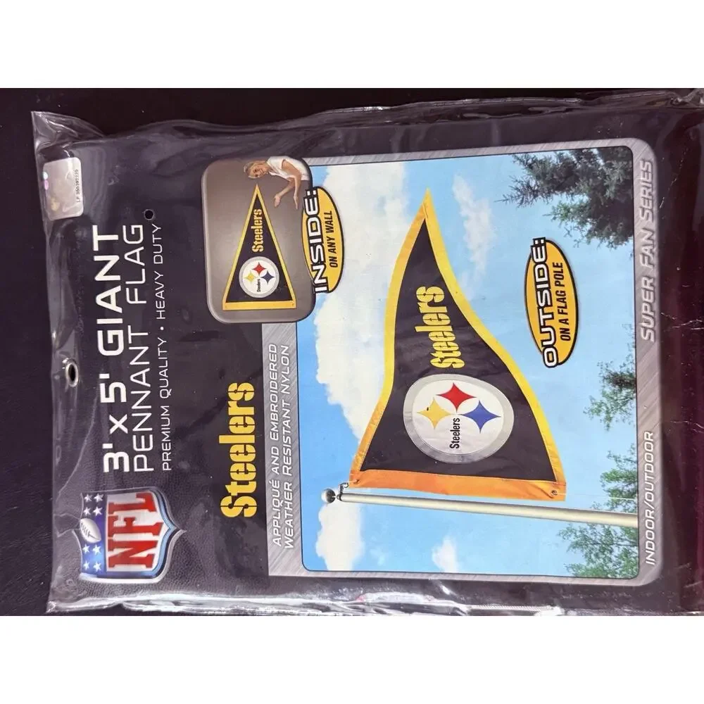 Pittsburgh Steelers Double-Sided Indoor/Outdoor Flag 3 x 5
